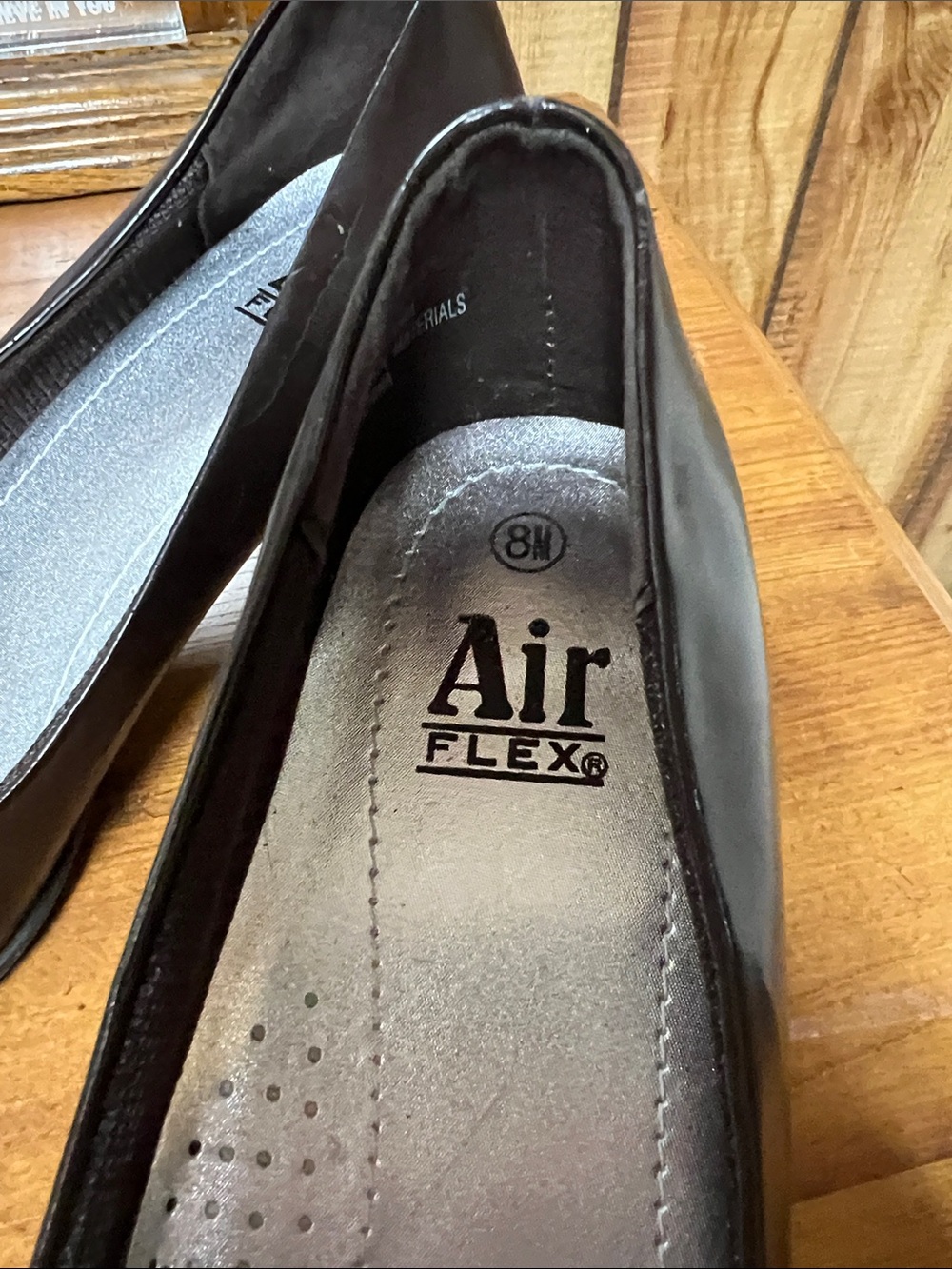 Women's Brown Square-Toe Comfort Pumps - Picture 3 of 4